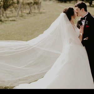 White Tulle Veil